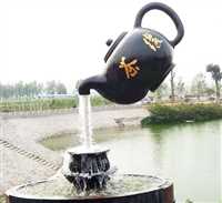 网红茶壶雕塑制作