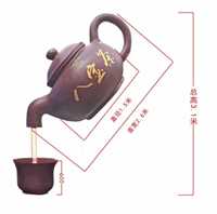流水茶壶雕塑定做