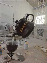 室内网红茶壶雕塑