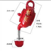 流水茶壶雕塑厂