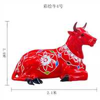 玻璃钢奶牛雕塑制作厂家