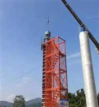 组装式安全爬梯.2x2x3安全梯笼生产厂家.桥梁安全笼梯批发新疆