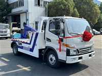 台州市蓝牌一拖二清障车国六解放虎V蓝牌一拖二清障车道路救援车厂家