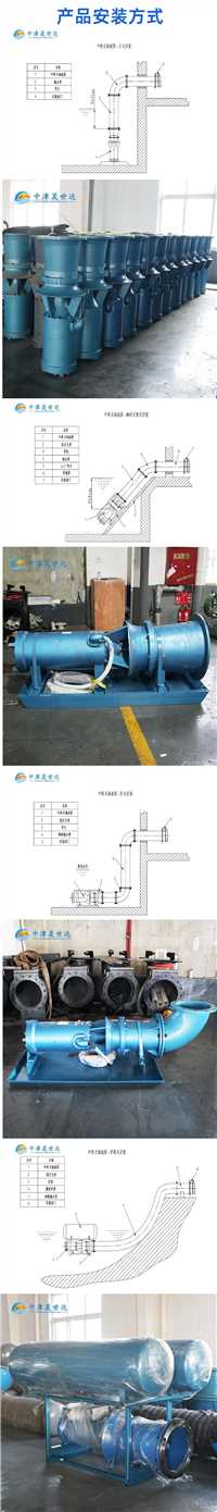 200QSZ-4.5-7.5kw中吸式混流泵多少钱  市政排涝