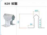 彩钢瓦760/820支架钢结构固定支架热镀锌  