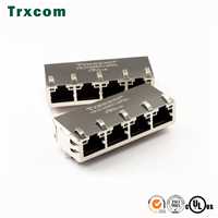 Trxcom厂家  PLC运动伺服控制器接口RJ45以太网口TRJ4514GDNL