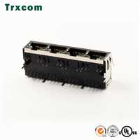 Trxcom/泰瑞康 8P8C插座千兆RJ45接口带变压器TRJG0801GBNL