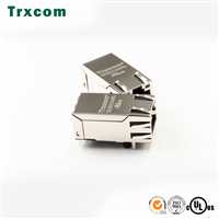 Trxcom泰瑞康 千兆带灯带变压器网口RJ45插座 RJMG2B300C102ER