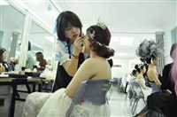 岳阳新娘盘发化妆培训班-世纪色彩美妆培训