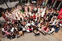 衡东新娘盘发化妆培训班-世纪色彩美妆培训