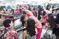 保靖新娘盘发化妆培训班-世纪色彩美妆培训