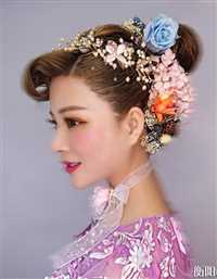 城步新娘盘发化妆培训班-世纪色彩美妆培训