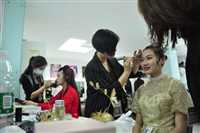 衡南新娘盘发化妆培训班-世纪色彩美妆培训