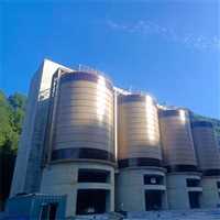 25000吨矿粉储存仓  焦炭储存钢板库  国华钢板仓 支持定制安装