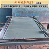 鸡冠区抗压正反风门煤矿井下铁制风门特点