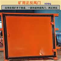 富裕县抗压正反风门煤矿井下铁制风门特点