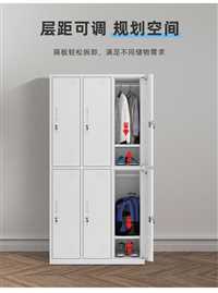  淮阴区无尘车间鞋柜ABF宿舍铁皮12门更衣柜