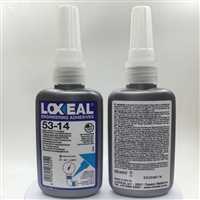 LOXEAL53-14胶水重庆乐赛尔工业胶粘剂经销商，棕色螺纹胶50ML